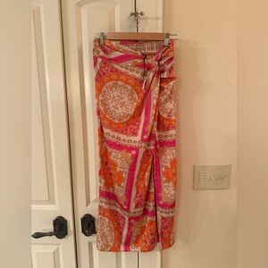 NWT Rachel Zoe India Medallion Print Skirt Size Small 🌸🍊🌴